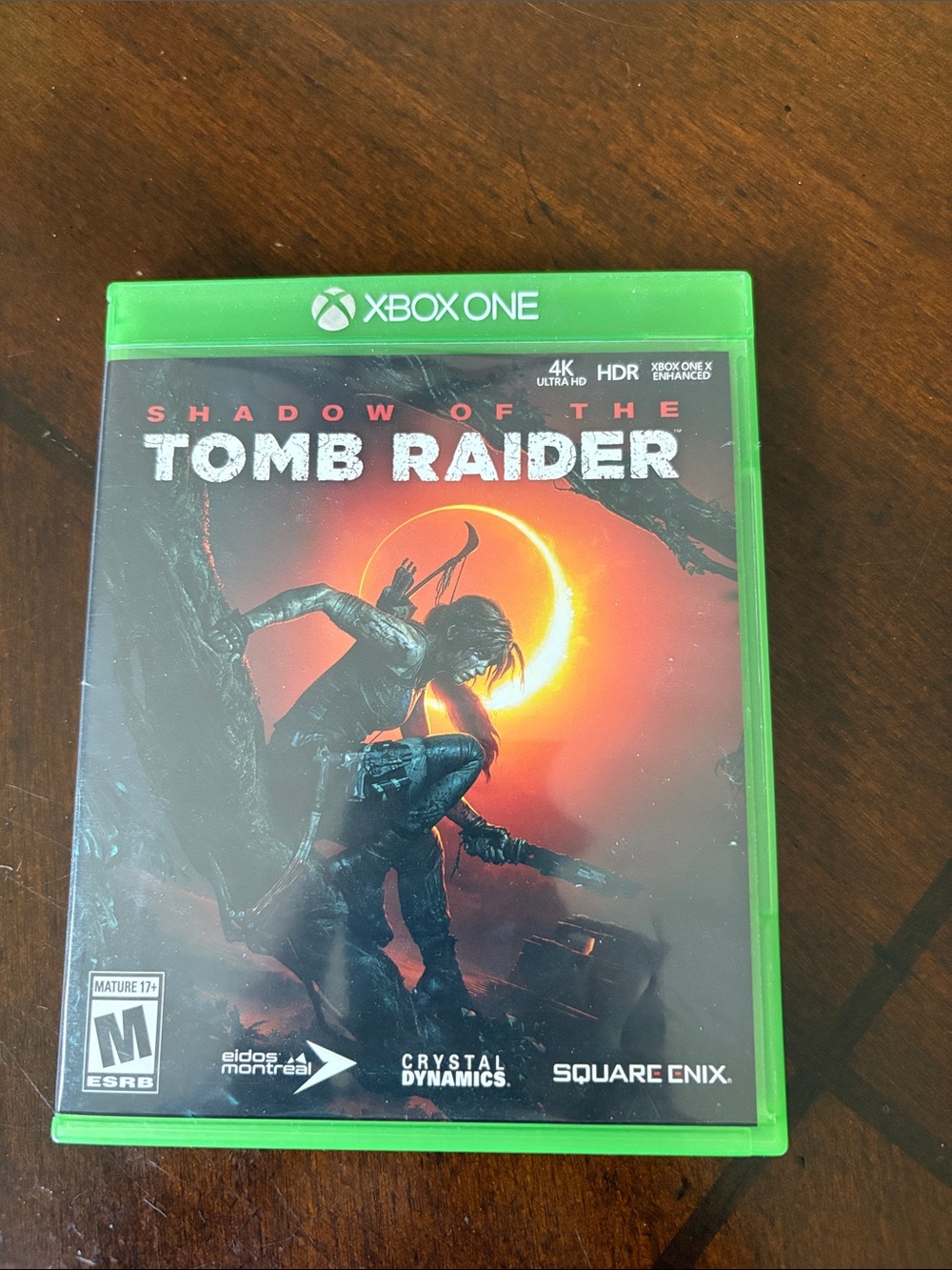 Xbox One Shadow of the Tomb Raider - Green Case